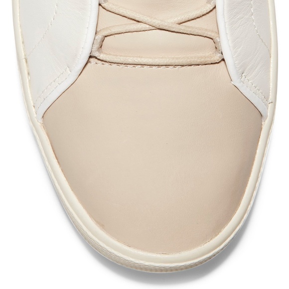Cole Haan Grandpro Spectator 2.0 Lace Up White Ivory Beige leather Sneakers 8.5 - Picture 6 of 11